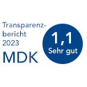 Note 1 im Transparenzbericht Medizinischer Dienst der Krankenkassen 2023